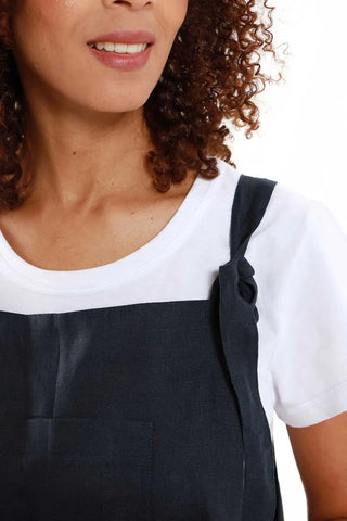 Nix Long Linen Dungarees