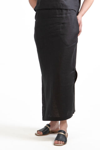 S-1 Linen Pull-On Skirt