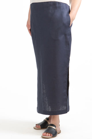 S-1 Linen Pull-On Skirt