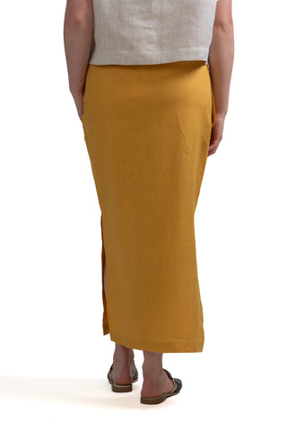 S-1 Linen Pull-On Skirt
