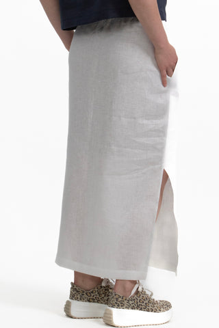 S-1 Linen Pull-On Skirt