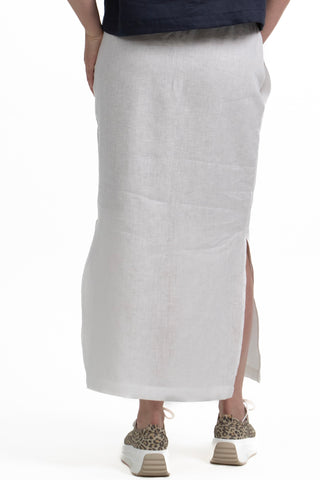 S-1 Linen Pull-On Skirt