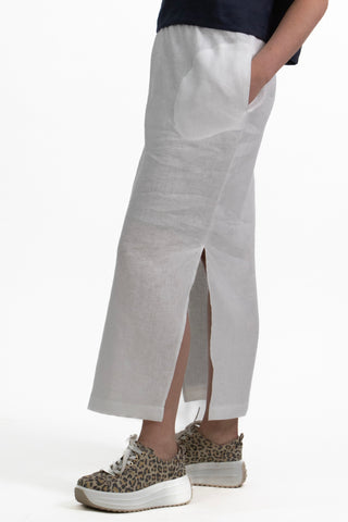 S-1 Linen Pull-On Skirt