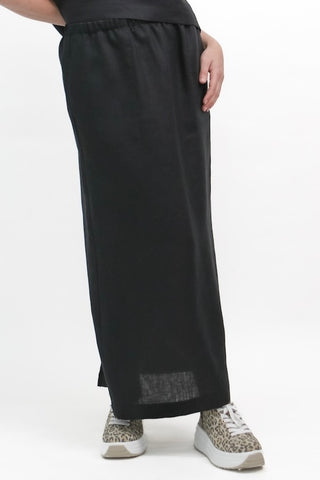 S-2 Linen Pull-On Skirt