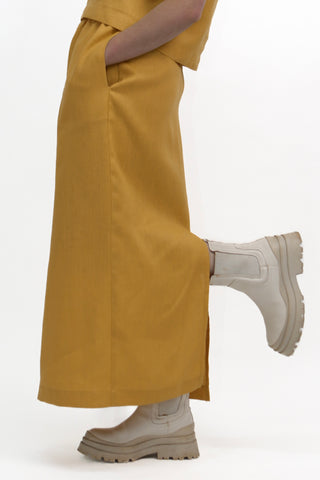 S-2 Linen Pull-On Skirt