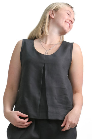 T-2 Linen Tank Top