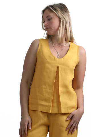 T-2 Linen Tank Top