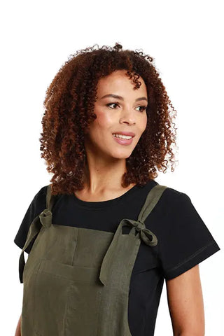 Nix Long Linen Dungarees
