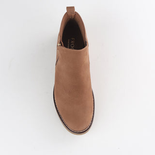 Ankle Boot with Gold Zip - 12777