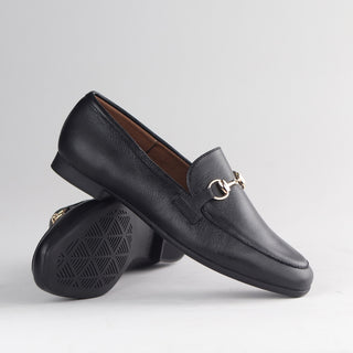 Closed Loafer with Gold Trim - 12976