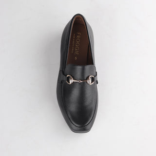 Closed Loafer with Gold Trim - 12976