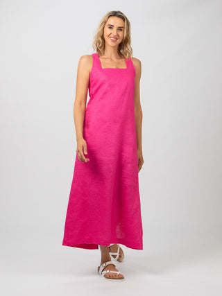 Isabella Square Neck Maxi Dress
