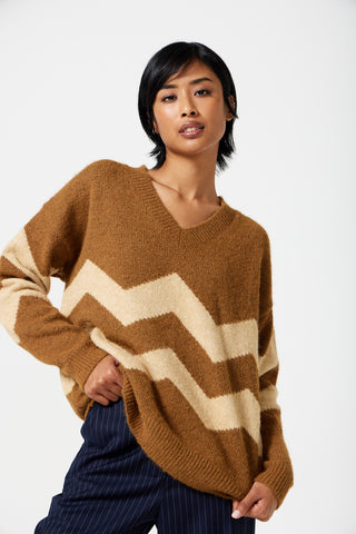 Smudj Danny ZigZag Sweater