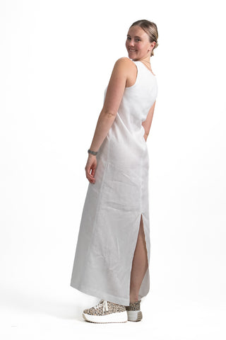 D-1 Elegant Square Neck Maxi Dress