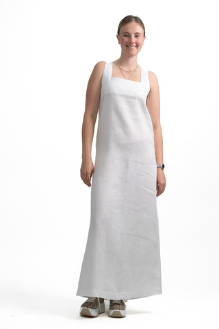 D-1 Elegant Square Neck Maxi Dress