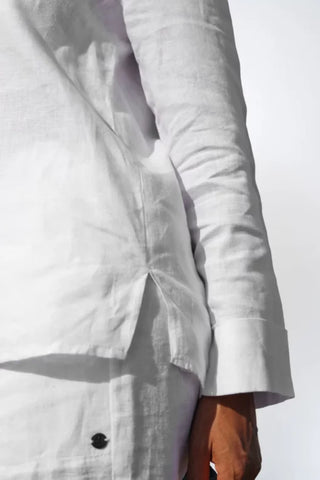 Sabrina Elegant Linen Blouse