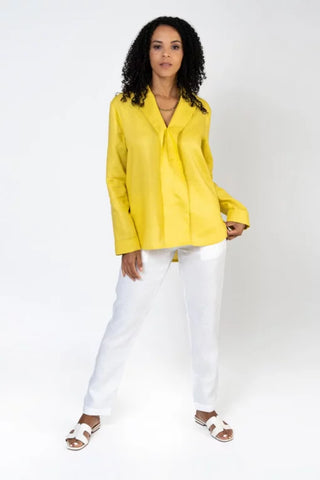 Sabrina Elegant Linen Blouse