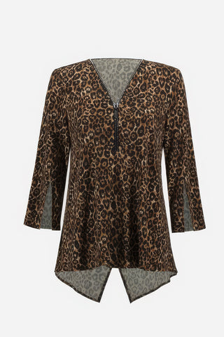 Joseph Ribkoff Leopard Tunic Top