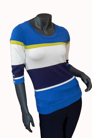 Marble Round Neck Sweater