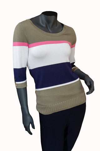 Marble Round Neck Sweater