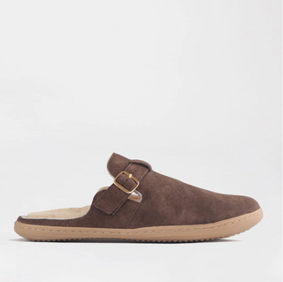 Barefoot Fur-Lined Clog Suede - 12898