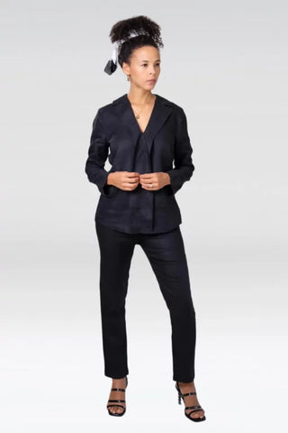 Sabrina Elegant Linen Blouse
