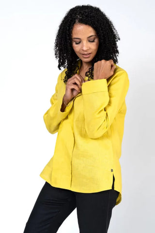 Sabrina Elegant Linen Blouse