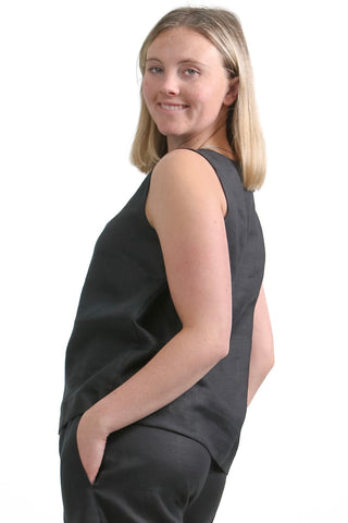 T-2 Linen Tank Top