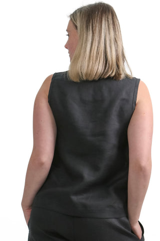 T-2 Linen Tank Top