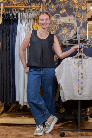 T-2 Linen Tank Top