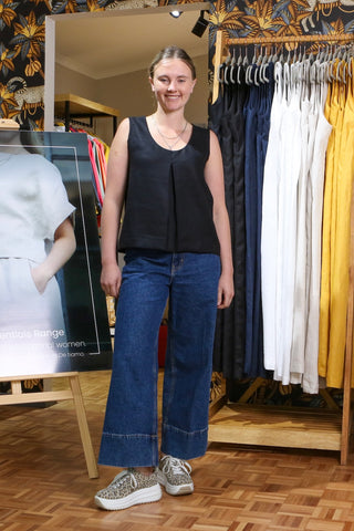 T-2 Linen Tank Top