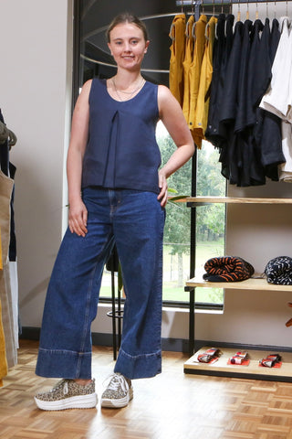 T-2 Linen Tank Top