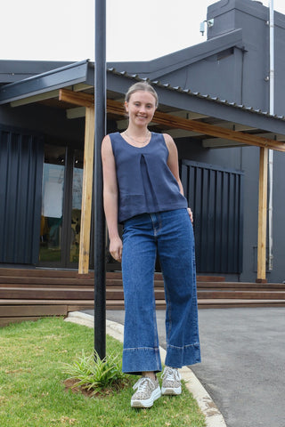 T-2 Linen Tank Top