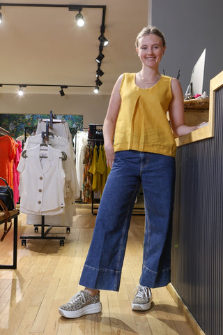 T-2 Linen Tank Top