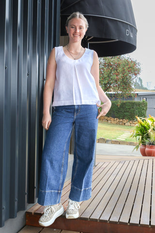 T-2 Linen Tank Top