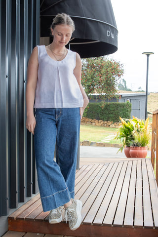 T-2 Linen Tank Top