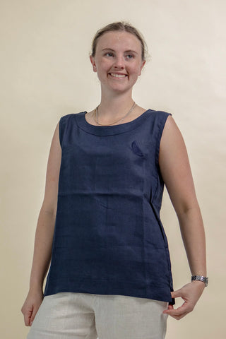 ZINA Tank Top with Butterflies