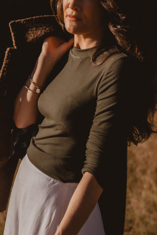 Zoe Bamboo Long Sleeve – Round Neck