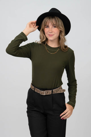 Zoe Bamboo Long Sleeve – Round Neck